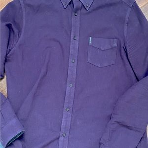 Men’s Ben Sherman Purple Dress Shirt Medium